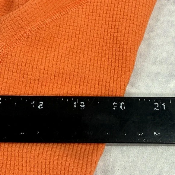 Arcteryx Womens Delta LT Zip Neck Jacket M Orange Alaska Majestic Heli Ski Logo